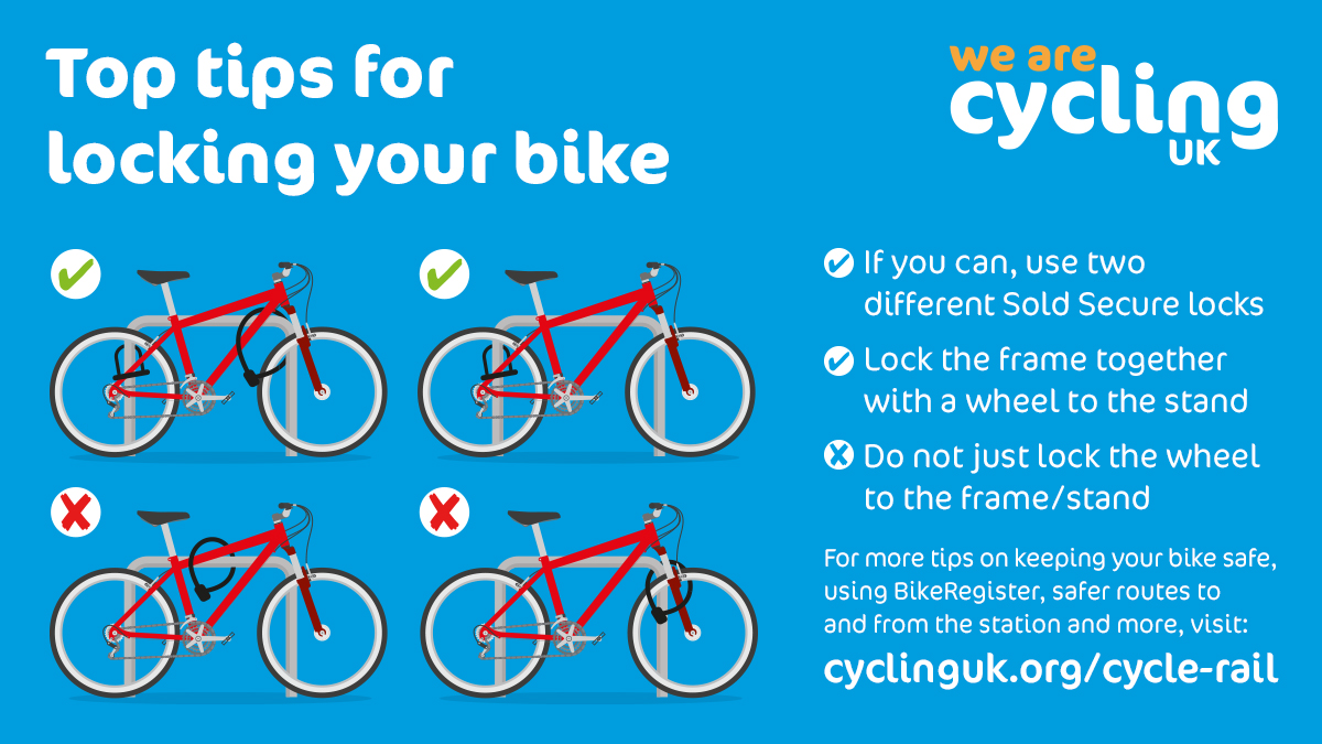 Guide to locking your bike Cycling UK